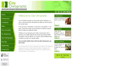 Desktop Screenshot of citychiropractic.co.uk